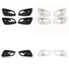 4Pcs Carbon Fiber Texture Interior Door Handle Bowl Trim Cover Fit for BMW E90 3 Series 2005 2006 2007 2008 2009 2010 2011 2012