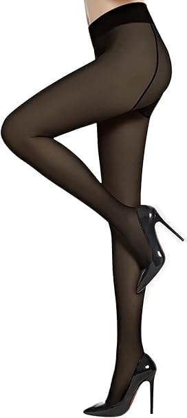 

Прозрачные Теплые и Красивые Плотные Одноразмерные Эластичные Носки для Женщин в Их и 40-е годы [dutis] Женские Колготки на Флисовой Подкладке, Ноги, Эластичные,