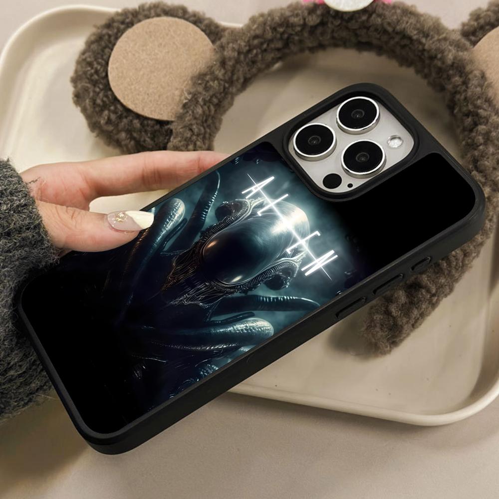 Alien Romulus Mobile Cell Phone Case for iPhone 17 16 15 14 13 12 11 Air Pro Max Plus Matte Surface Colorful Cover Luxury Cover