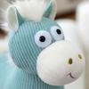 Soft Zodiac Pony Figurine PP Cotton Filling Horse Doll Ornament  Year of The Horse