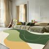 Modern Green Minimalist Carpet for Living Room 200x300 Large Area Rugs Decor Bedroom Soft Elastic Outdoor Floor Mats Washable