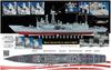 AFV Club US Oliver Hazard Perry Class Missile Frigate Full Hull Model Plastic Model SE70007 1/700