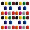 50-10pcs Practical Microphone Foam Colorful Mic Sponge Cover Professional Studio Windscreen Mic Cap Music Speaker Cover