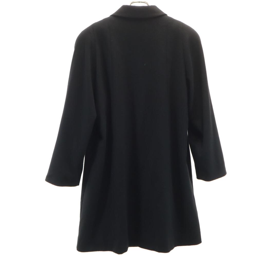 Pure Cashmere Wool Coat 11AR Black Series Women Used
