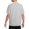 Nike Pullover Printed Logo Short-Sleeve Polo T-Shirt for Men, Gray