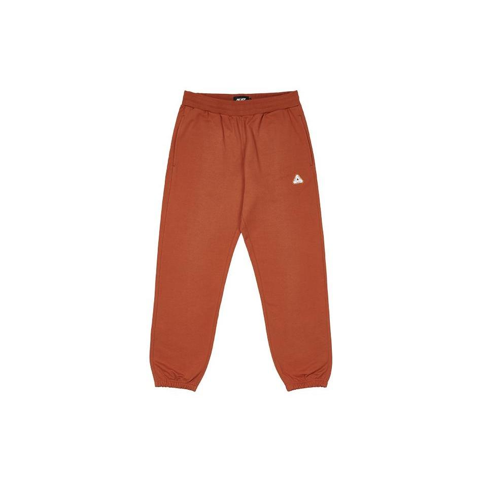 PALACE Knitted Sweatpants Unisex Rusty Red Moderate Cuffed Pants P23JG018