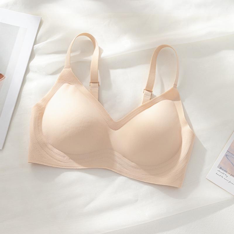 

Cartoon Seamless Undergarment for Women - Small Bust Lift, Wire-Free Comfort, Soft Support Bra XL (85/38ABC, 110-130 jin)