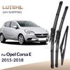 For Opel Corsa E 2015-2018 2016 2017 Wiper Front & Rear Wiper Blades Windshield Windscreen Window Brushes 26"+15"+12"