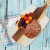 Premium Marble Wood Chopping Board Dense Non Sticky Surface Smooth Edges Anti Cracking Kneading Cutting Board for Home Camping