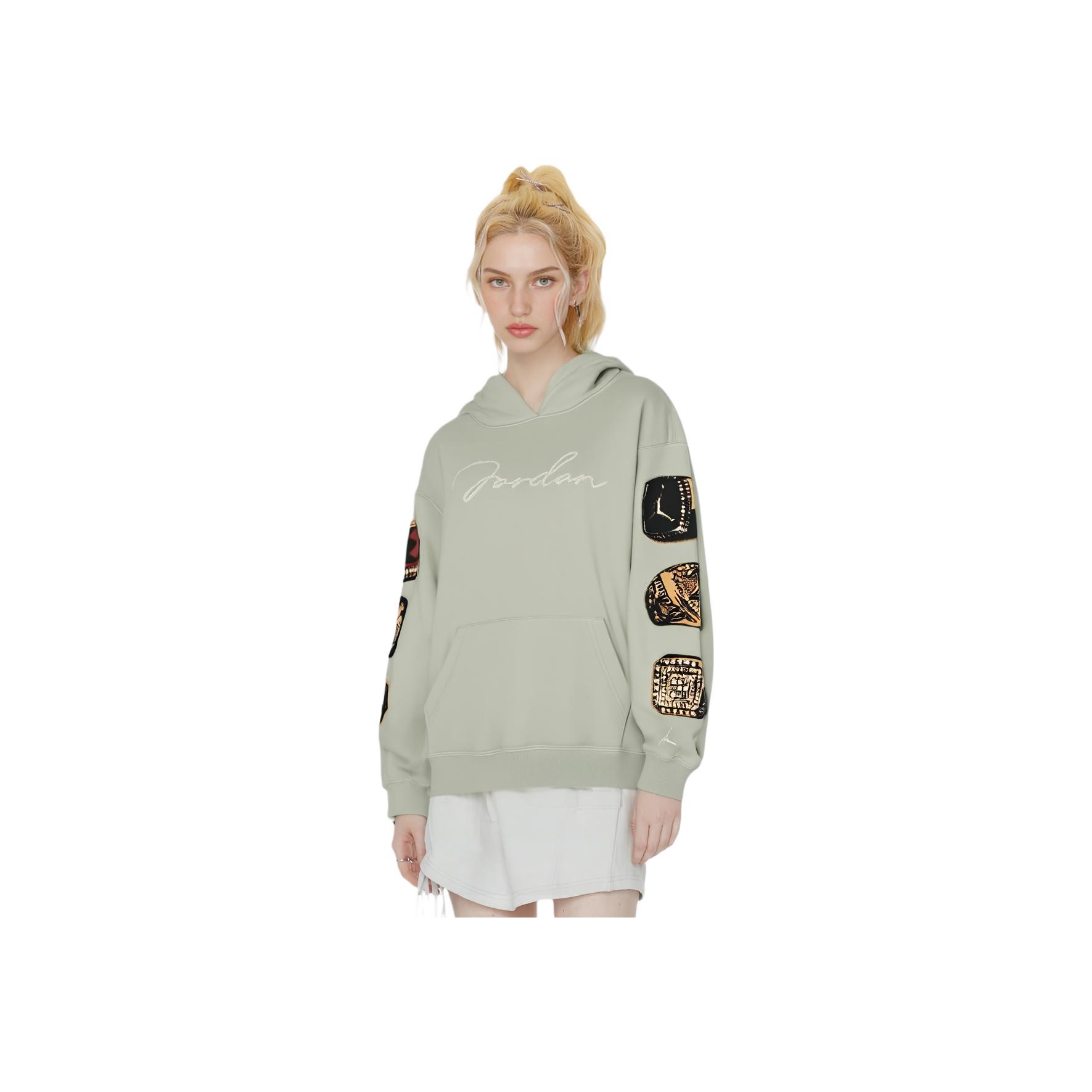 

Nike As W J Brkln Flc Po Gfx Logo Hoodie Women Hoodies Green HJ0203-017 S