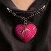 Love Gem Patch Keychains Mold DIY Epoxy Craft Necklace Keychain Jewelry Mold
