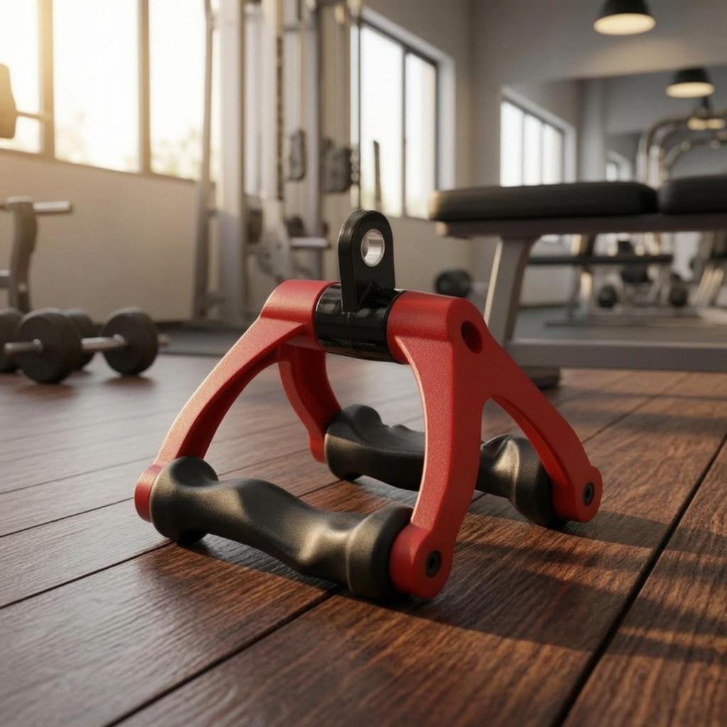 Heavy-Duty V-Shaped Cable Handle Ergonomic V-Bar Attachment Lat Pull