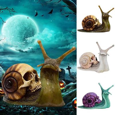 Skull Snail Terrifying Snail Decorative Items Home Courtyard Design and Decoration Snail Outdoor