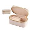Vintage Necklace Ring Case Zipper Earring Organizer Lightweight Mini Portable Jewelry Box  Outdoor
