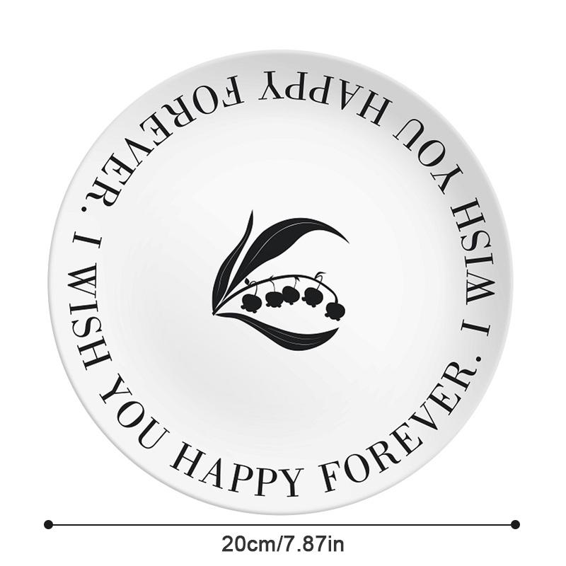 

Тарелка из бамбукового волокна Современная простая посуда из бамбукового волокна круглая тарелка салатная десертная тарелка фруктовая тарелка обеденная тарелка корова 20 см 20x20x1cm