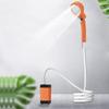 6000mAh Outdoor Camping Shower Rechargeable Battery Camp Shower IPX7 Waterproof Portable Electric Shower Pump for Hiking Travel