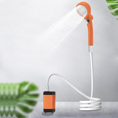 6000mAh Outdoor Camping Shower Rechargeable Battery Camp Shower IPX7 Waterproof Portable Electric Shower Pump for Hiking Travel