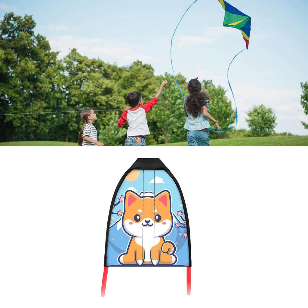Children's Thumb Ejection Kite Thumb Ejection Kite Small Funny Outdoor Sports Games Birthday Gifts Corgi