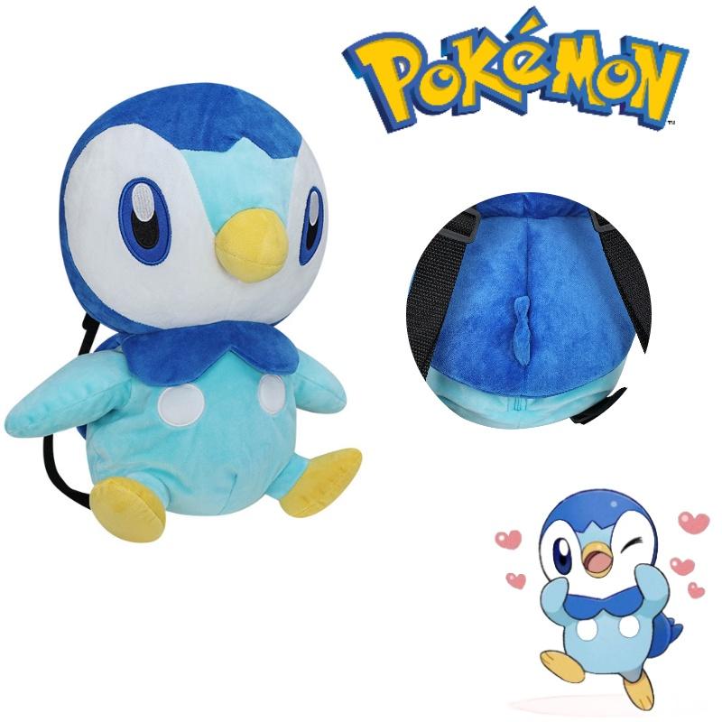 Unisex Blue Creative And Adorable Plush School Bag For Toddlers, With Dimensions 29*20.5*33.5cm