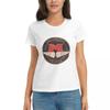 Damen T-Shirt Motobecane Retro Abzeichen Sommer Kurzarm T-Shirts O-Ausschnitt Baumwoll-T-Shirts Kleidung Oberteile Streetwear