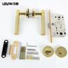 American Style Knurled Door Lock Set for Bedroom and Bathroom Doors