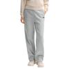 FILA Original Drawstring Womens Fleece Pants Fashion Simple Warm Loose Straight Casual Pants Women pants Cartier-Flower-Gray F51W549602FMG