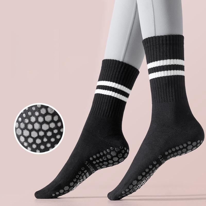 Non-Slip Silicone Indoor Fitness Pilates Women'S Sports Yoga Socks