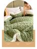Thickened Lambswool & Milk Velvet Quilt - Cozy Winter & Versatile Spring/Fall Blanket for Twin or Dorm Use