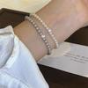 Handcrafted And Glass Pearl Bracelet For Women With Chic Design Geometric