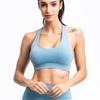 Women's Quick-Drying Gathering Shockproof Sports Beauty Back Chest Yoga Bra Underwear