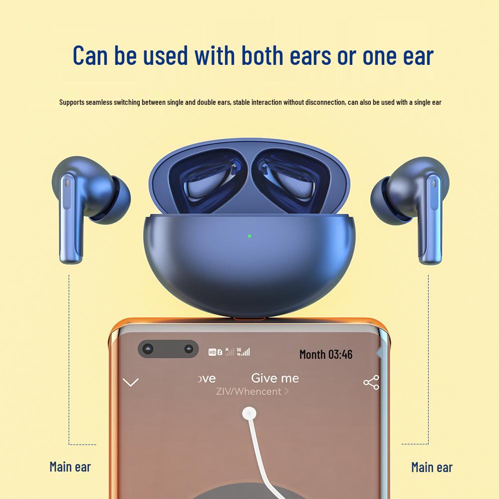 XY70 ANC Bluetooth In-ear Earphones: ENC Noise Cancelling Wireless Sports Earbuds 5.3