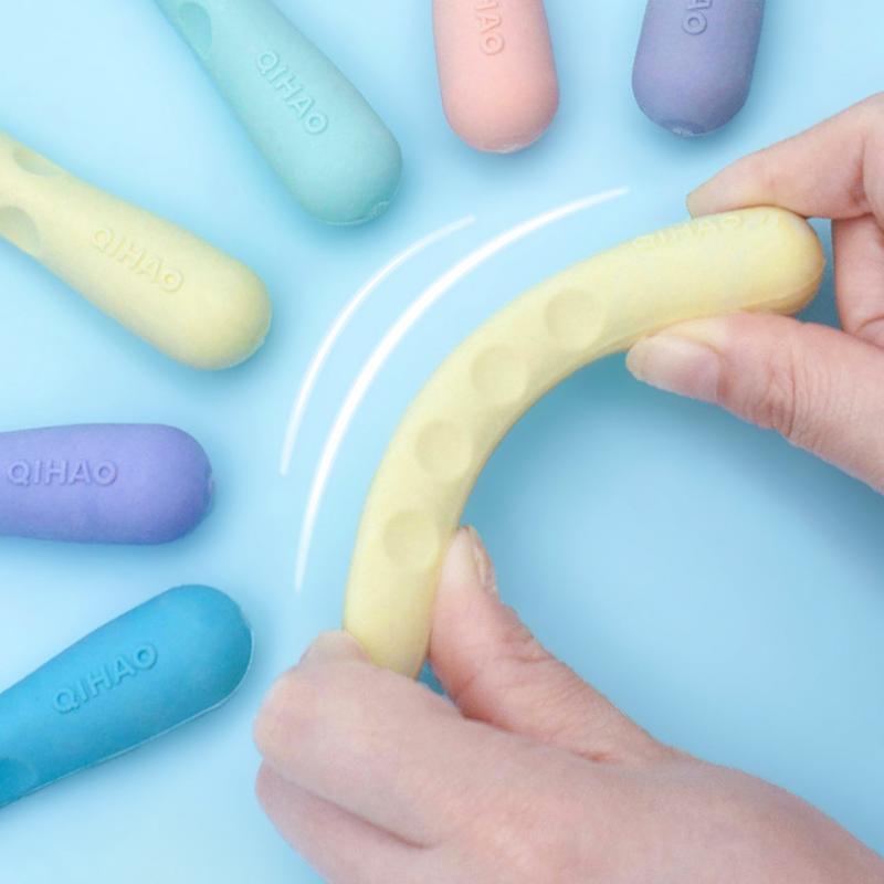 3Pcs Large Erasers for Primary School Students No Crumbs Clean Erase Non-Toxic for Homework Drawing Gifts