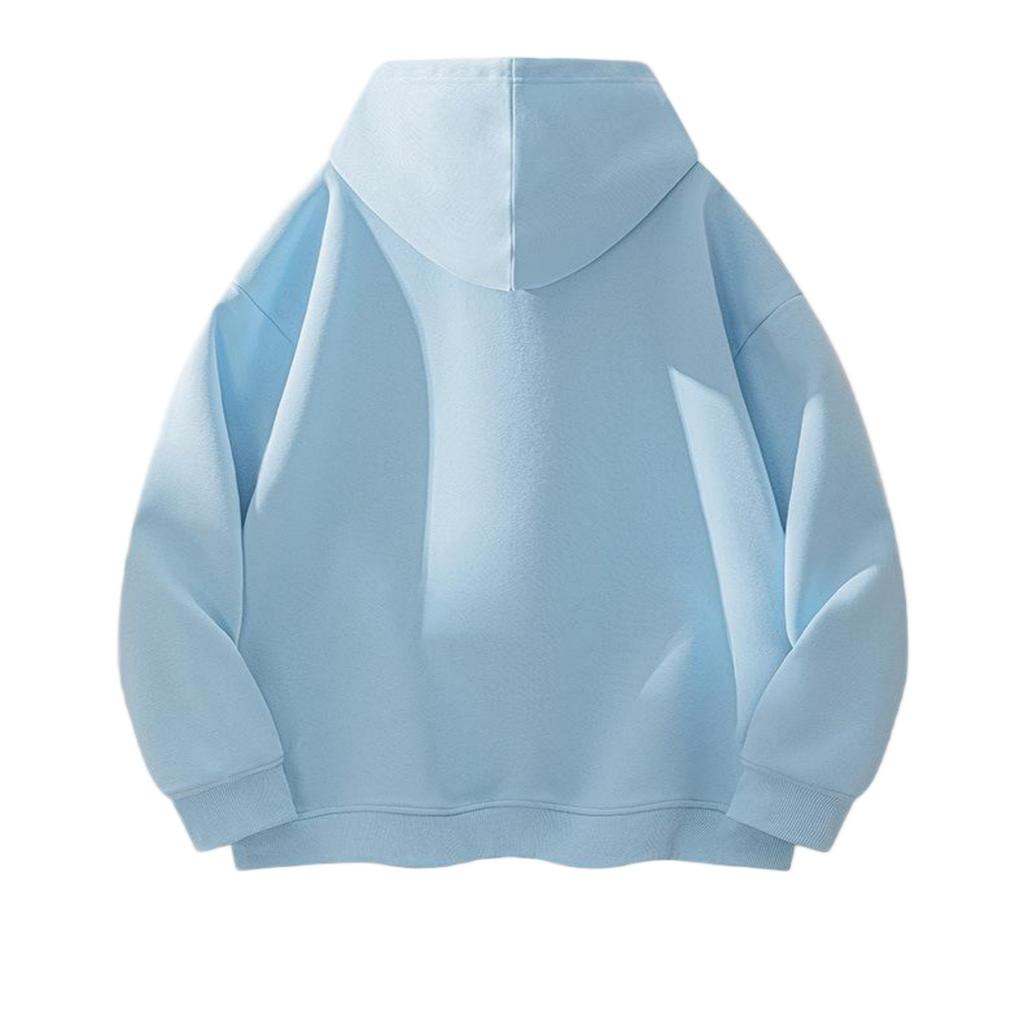 Men's Loose Color Hooded Pullover Hoodie Large-sized Fashionable Casual Sports Hoodie Jacket