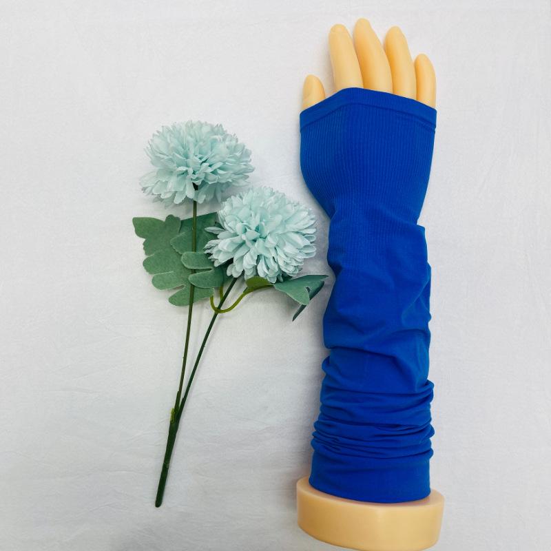 Women's Cycling Ice Silk Sleeves – Breathable UV Protection for Summer Outdoor Sports