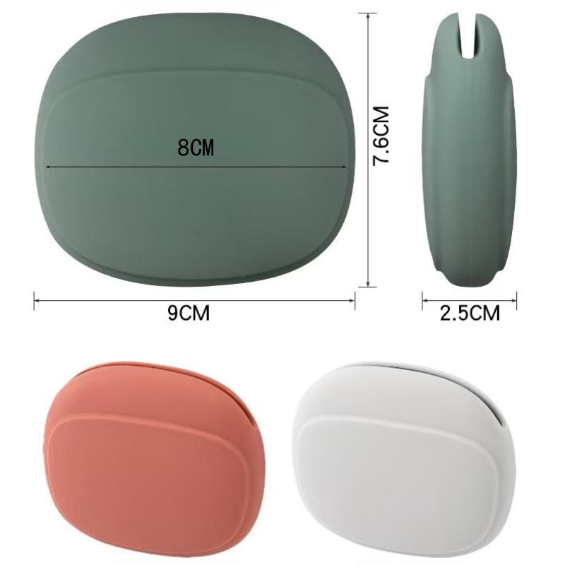 Silicone Storage Bag Portable Data Cable Storage Boxes Headphone Charger Storage Box Key Lipstick Holder Travel Wire Organizer
