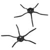 2Pcs Side Brush Replacement Accessory for XIAOMI Roborock S6 S5 E35 E2 Sweeping Robot Black