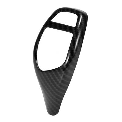 X AUTOHAUX Car ABS Gear Shift Knob Panel Cover Carbon Fiber Pattern Sticker for BMW F20 F30