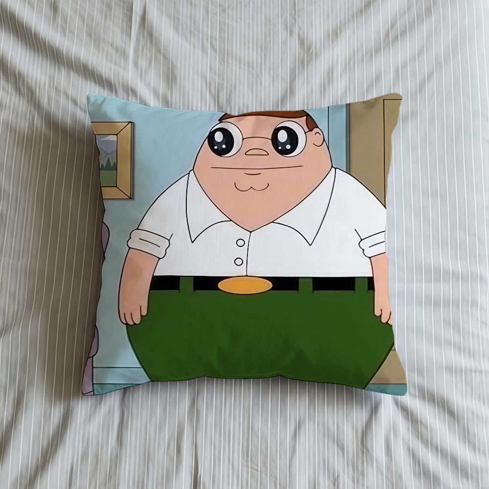 F-FfamilyS-ES Griffin Cushion Cover Soft Case Sofa Living Room G-GguyS-ES Home Peter Comfortable Office Decor Protective Pillow