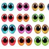 20pcs(10pairs) DIY Safety Eyes Oval Shape Crochet Dolls Eyeballs  Amigurumi Toys Making Accessories