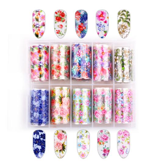 Zarte Nagelaufkleber, abnehmbar, selbstklebend