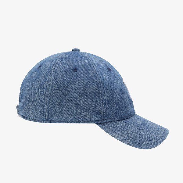 New Era Mlb New York Yankees Gewaschener Paisley Denim Unstrukturierte Baseballkappe 15206347