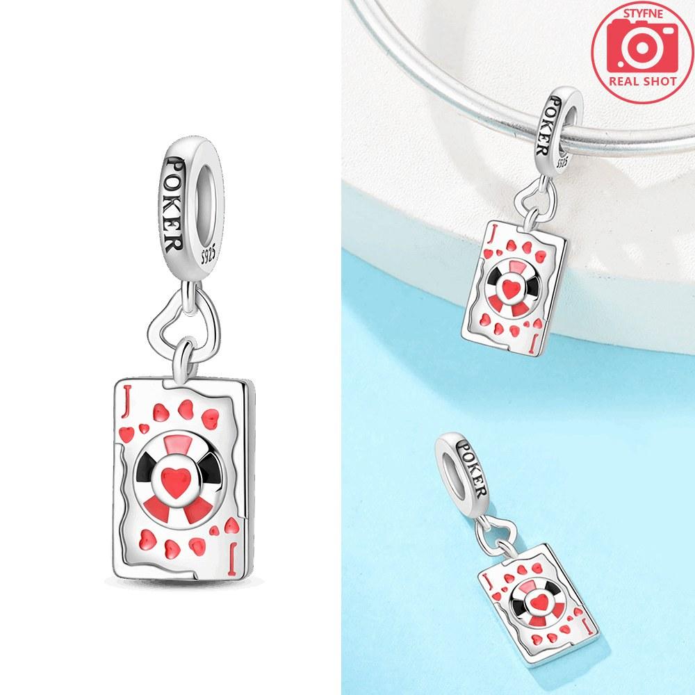 Pendentif Carte de Poker Couleurs Cuivrées Pour Breloques Couleurs Cuivrées Bracelet Original Pour la Fabrication de Bijoux