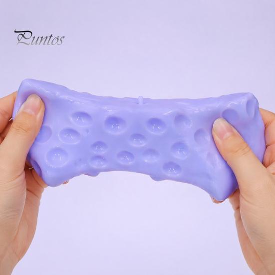 Realistic Cheese Shaped Toys Blueberry Squeeze Toy, Stress Relief Block Sensory Slow Tools Rising Cube Pinch Toy for Home Office Focus Aid Fidget
