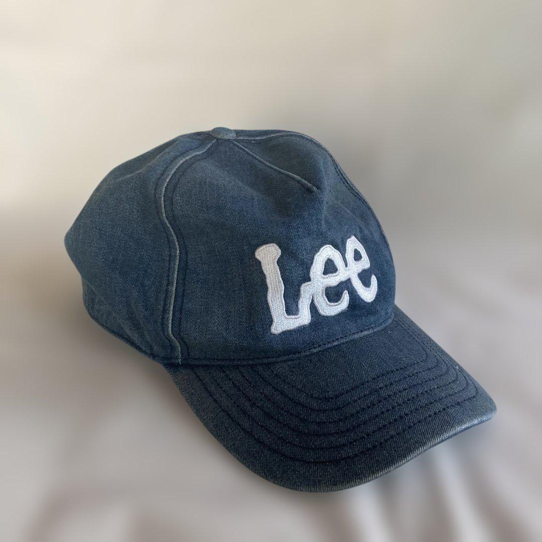 

[USED] Lee denim snapback cap with large logo