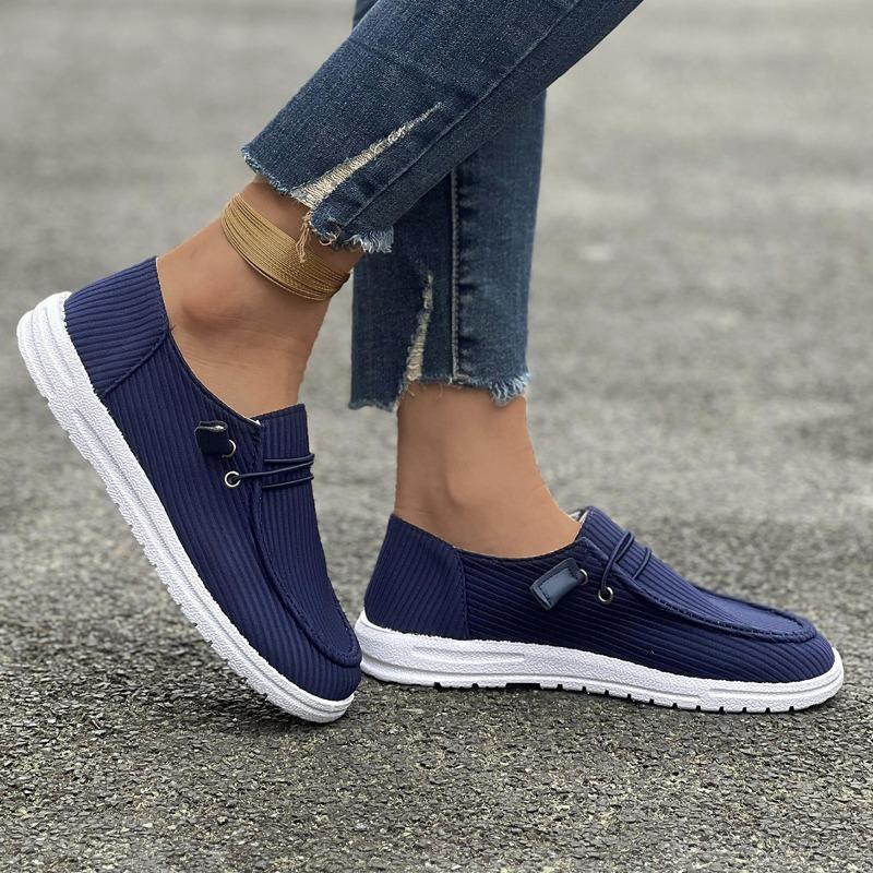 Large-sized Casual Single Shoes for Women, Flat Single Shoes