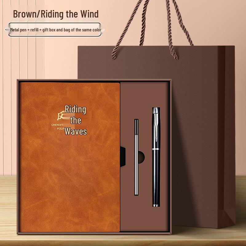 Custom Logo High-End Business Gift Box Set - School & Enterprise Notebooks