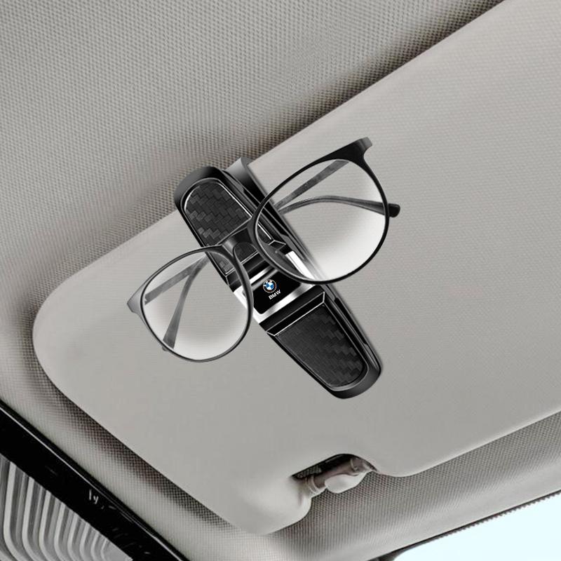 Universal Glasses Holder Car Sun Visor Sunglasses Clip Card Holder For BMW Performance E46 E60 E90 E39 E87 E36 E92 E70 E91 X3