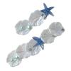 1 Pair Hairpins Imitation Shell Starfish Decor Hair Clips Ocean Style Summer Side Bang Hair Pins Hair Accessories