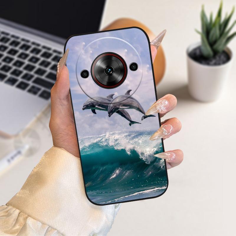 For ZTE Blade A75 5G Case V60 Smart TPU Soft Silicone Cool Phone Cover For ZTE Blade A75 4G Waterproof Bumper Fundas Phone Bags