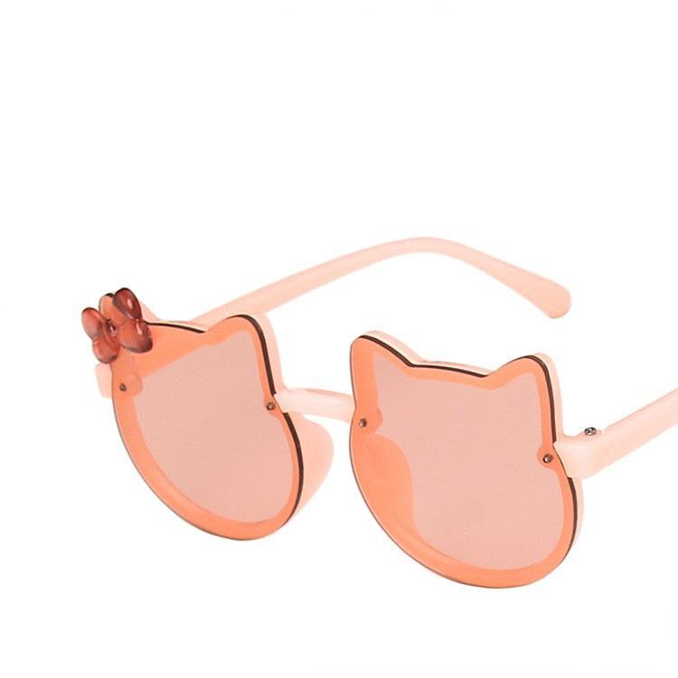 Children'S Sunglasses Girls Uv Protection Cute Super Cute Baby Glasses Little Girl Soft Legs Silicone Polarized Sunglasses